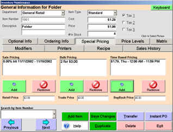 LIQUOR STORE SALE PRICING AND BULK LIQUOR STORE PRICING OPTIONS  POS INFORMATION POINT OF SALE
